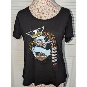 NWT Aerosmith Harley Davidson t-shirt